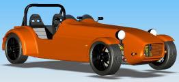 Westfield 3d cad drawing - Aero